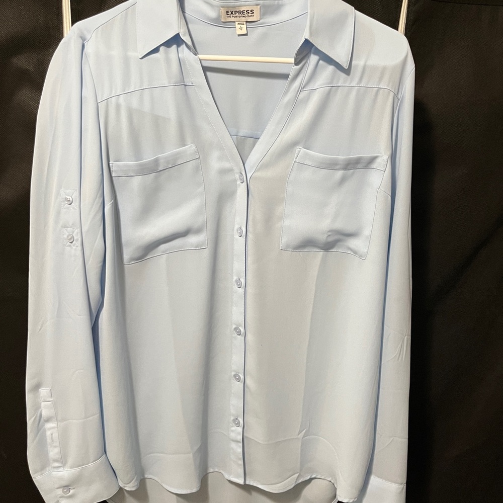 Express Long Sleeve Button Up